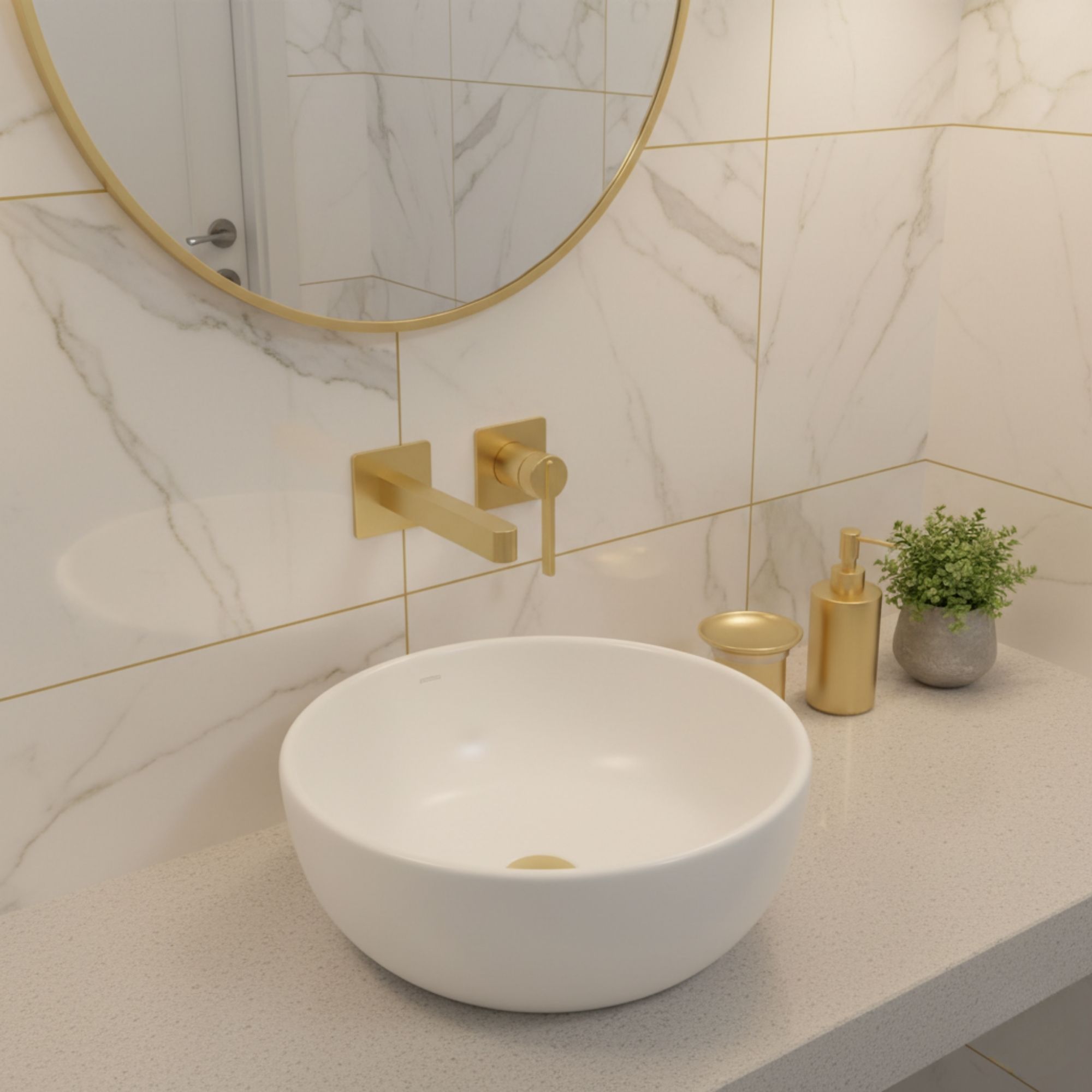 Bateria aurevo umywalka inspiracja